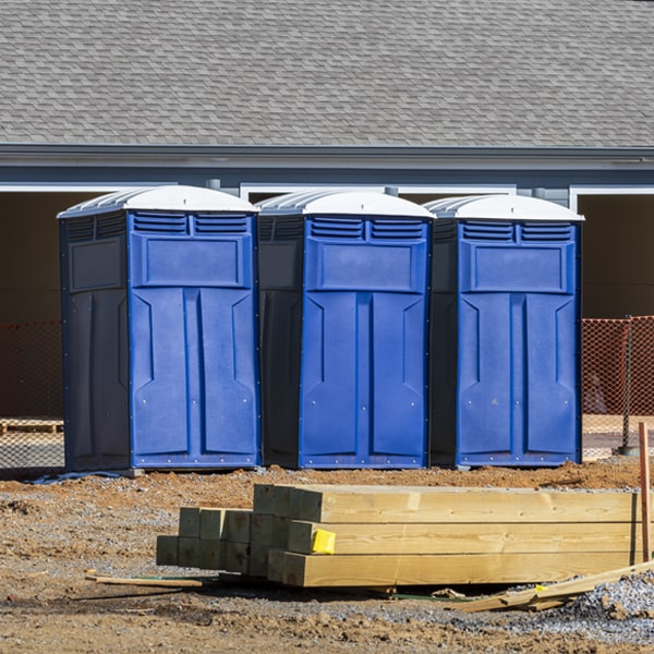 what is the cost difference between standard and deluxe porta potty rentals in New Bedford